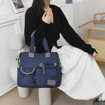 New Ladies Tote Bag Fashion Nylon Waterproof Casual Shoulder Mummy Bag Large Capacity Women's Messenger Handbags