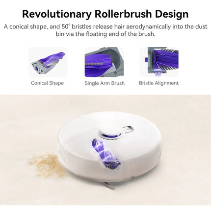 Narwal Freo X Plus 7800Pa Robot Vacuum Cleaner 3.5H Runtime Tri-Laser Structured Light Zero-Tangling Floating Brush 1L Dust Bin