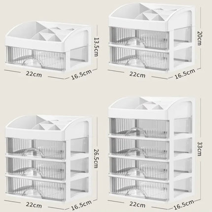 Storage box Multifunctional debris storage box Drawer-style dressing table Office desk Cosmetics multi-layer storage cabinet