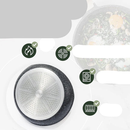 Home Kitchen Non Stick Pot Set Cookware Set Cooking 4pcs Non Stick Cookware Set,