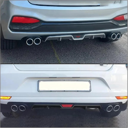 Universal 118cm/128cm Rear Diffuser Bumper Lip Spoiler Car Rear Spoiler Diffuser For VW Golf For BMW for Mercedes Benz