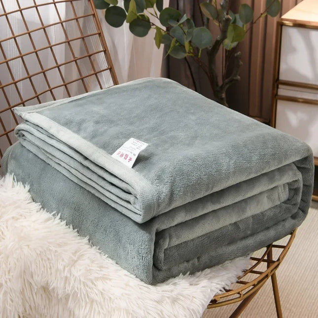 Flannel Fleece Microfiber Throw Blanket, Luxury Lightweight Super Soft Warm