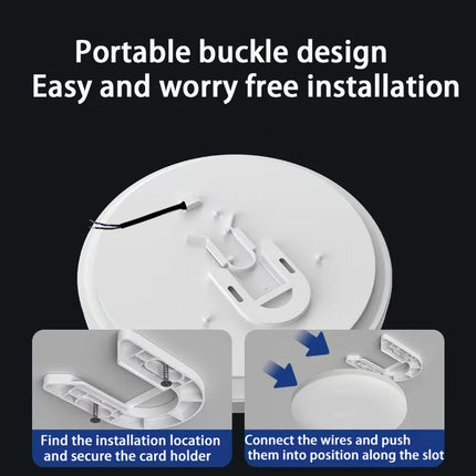 Led Ceiling Lamp With Motion Sensor 12W 24W Smart Home Lighting Led Ceiling Light Fixtures For Entrance Balcony Corridor 85-265V