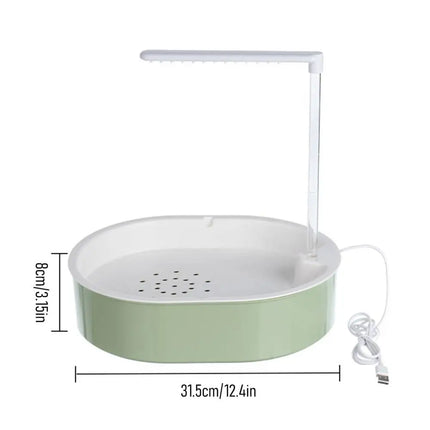 Parrot Bath Anti-Splash Bird Shower Quiet USB Powered Pump Automatic Bird Shower for Cockatiels Conures Parakeets Lovebirds