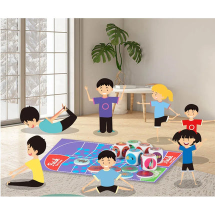 Funny Party Parent-child Interaction Table Games Creative Yoga Sports Dice Games