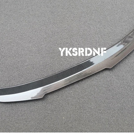 Glossy Black /Carbon Fiber Look Car Rear Trunk Spoiler Lip PSM Style Rear Wing Spoiler For BMW E60 M5 CONVERTIBLE 2004-2009