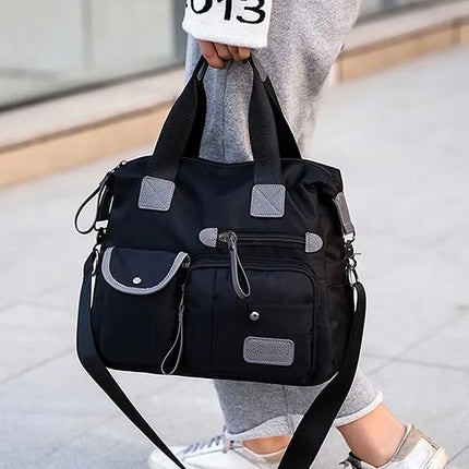 New Ladies Tote Bag Fashion Nylon Waterproof Casual Shoulder Mummy Bag Large Capacity Women's Messenger Handbags