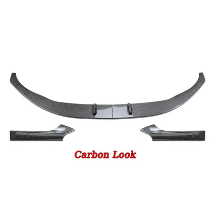 For BMW 2 Series F22 F23 M235i M240i M-Sport 2014 To 2019 Car Spoiler Cover Guard Deflector Lips Front Bumper Splitter Diffuser