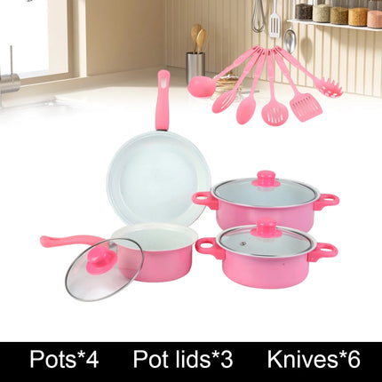 Cooking Pot Set Non Stick Deep Frying Pan Multifunctional Milk Pot Maifan Stone Frying Pan Kitchen Cookware