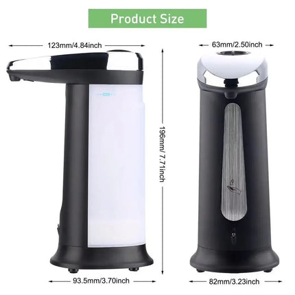 250ml Touchless Automatic Liquid Soap Dispenser Battery Operated Hand Soap Or Sanitizer Commercial & Household Use