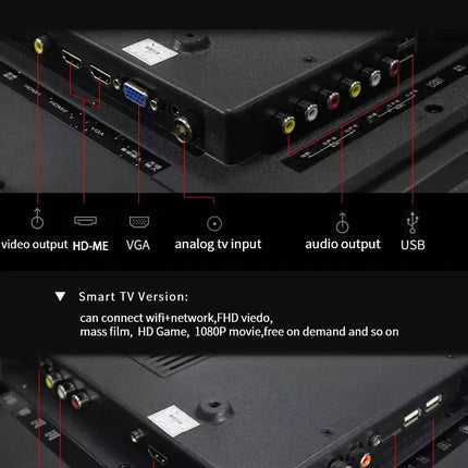 Factory smart tv 35 45 46 50 55 60 65 75 85 100inch television remote control smart tv 4k ultra hd tv