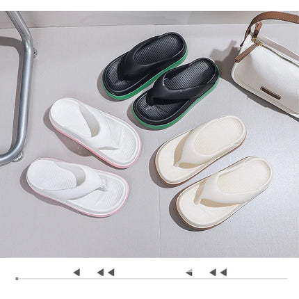 Woman flip flops Popular Design Shoes 2024 trend Casual Platform Sandals non-slip Outdoor slippers Unique features Flat sandals