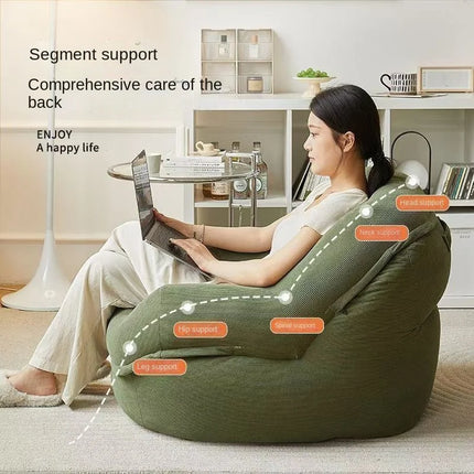 X&D Lazy Sofa Leisure Small Bedroom Living Room Balcony Single Person Reclining Or Sleeping Nest Sofa Internet Famous New Model