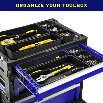 Drawer Organization 8/26/47pcs Tool Tray Tool Box Organizer Tray Dividers Set Workbench Cabinet Bins Tool Chest Garage Hardware