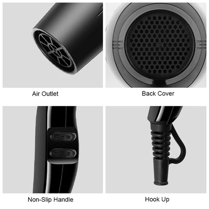 Hair Dryer Fast Heating Hot And Cold Adjustment Ionic