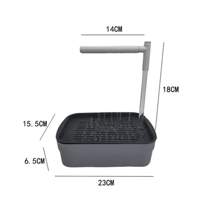 New Automatic Parrot Bird Bath Tub USB Electric Pet Circulating Water Bathtub Bird Bathtub Shower Fountain Pet Supplies