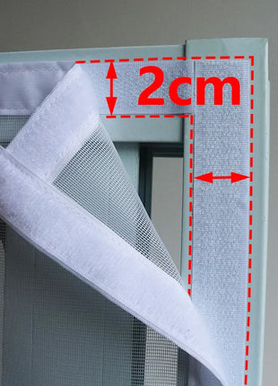 Magnetic Door Screen Mosquito Net  Insect Curtain Fly Insect White Auto Closing Invisible Mesh For Kitchen indoor living room