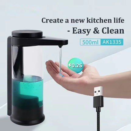 Automatic Soap Dispenser for Kitchen Automatic Sensor Detergent Liquid Dispenser