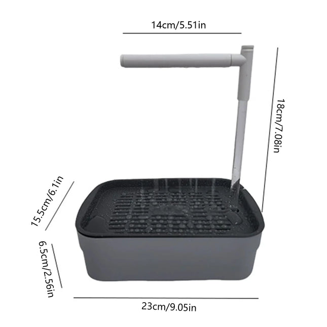 Automatic Electric Parrot Bathing Pool Bird Shower Tub with Water Circulation System for Small Birds Pet Cleaning Grooming