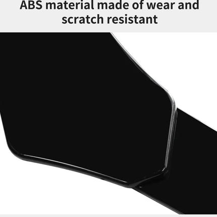 5PCS Adjustable ABS Front Universal Bumper Separator Body Kit Duck Lip Splitter For Volkswagen For BMW For Audi For Honda