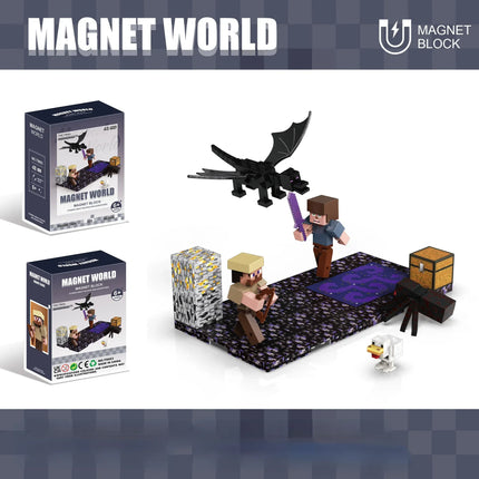 Magnetic Building Blocks with Multiple Shapes - Endless Building Possibilities for Kids to Explore