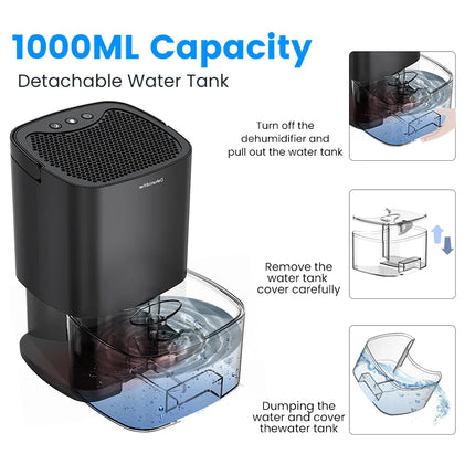 New Pattern Air Dehumidifier Mute Moisture Absorbers Air Dryer  For Home Bedroom Office Kitchen Deodorizer Dryer EU/US plug