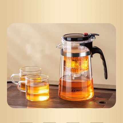 Tea Pot One-button Filtering Tea Separation Kettle Tea Coffee Maker