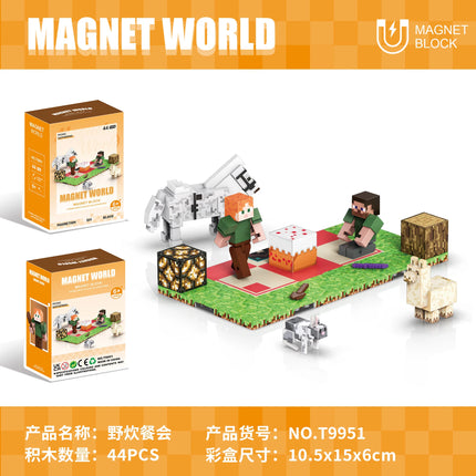Magnetic Building Blocks with Multiple Shapes - Endless Building Possibilities for Kids to Explore