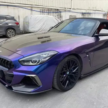 For BMW Z4 G29 2019 2020 2021 2022 2023 2024 Real Forged Carbon Fiber Side Skirts Aprons Extension Lip Body Kits