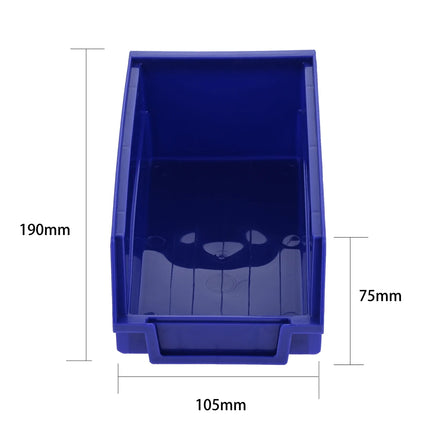 ABS Stackable Storage Bins Organizer Tool Box Containers Stacking Garage Pegboard Bin Hanging Basket Component Storage Box 1pc