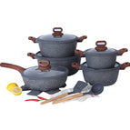 15 Pieces Grey / Over Five-piece Set