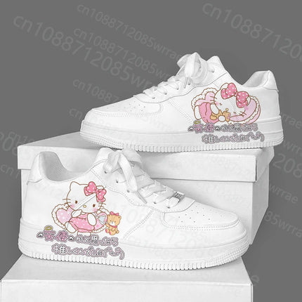 hello kitty Shoes 3d Print Sneakers Anime Cartoon Teenager girl High Top Outdoor