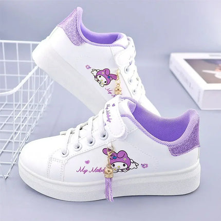 Sanrio hello kitty  spring autumn non-slip net shoes girl casual shoes