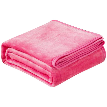 Blankets Single Twin Blanket For Bed, Full Size Fleece Throw Blanket, Warm
