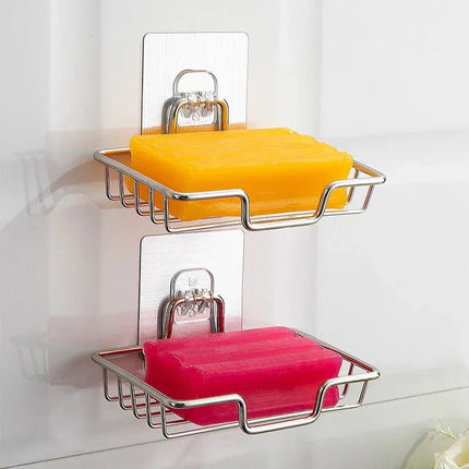 Wall Mounted Soap Rack Wall Mounted Soap Holder Stainless Steel Self Adhesive Soap Rack Wall Mounted