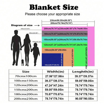 1pc Single-Layer Coral Fleece Blanket, Lightweight & Multi-Purpose Blanket