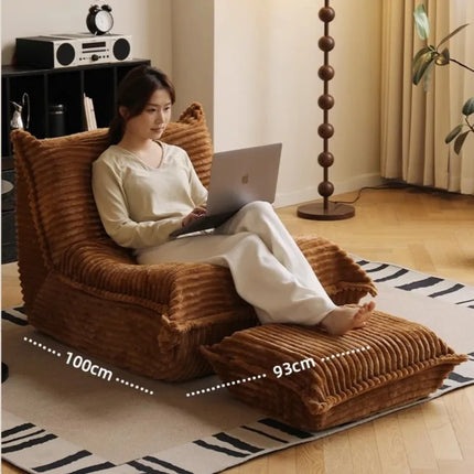 Lazy Person Sofa Can Lie And Sleep Caterpillar Sofa Balcony Tatami Net Red Bedroom Living Room Single Leisure Sofa