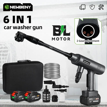 Brushless High Pressure Car Washer Gun 2 Gears  Garden Cleaning Irrigation Tool For Makita Battery Pin