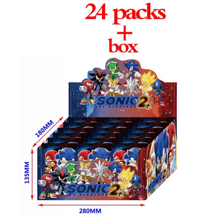 24Pcs /set Animation Field Sonik Blind Box Children Holiday Surprise Blind Box Gift