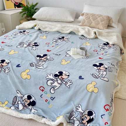 Children Adult Blanket Cartoon Cute Plush Air Conditioning Nap Blanket
