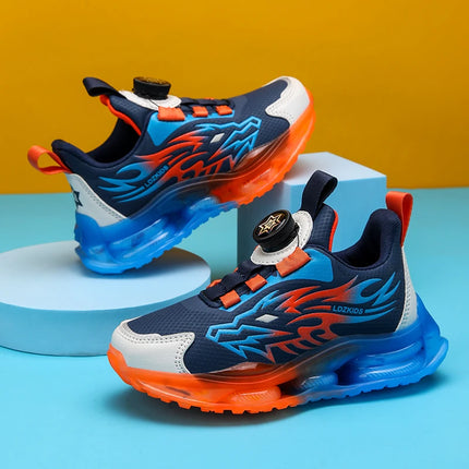 Children Sports Shoes School Sports Fashion Leather Boys Tennis Casual