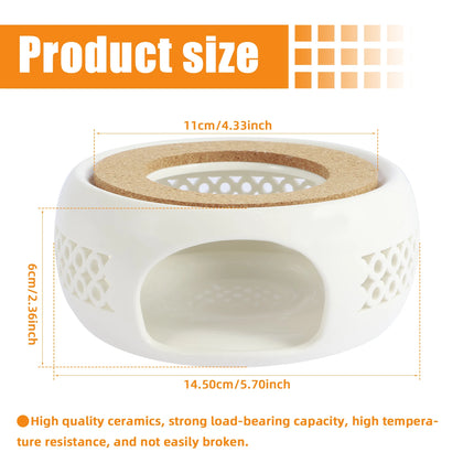 Ceramic Teapot Warmer Hollow Ceramic Teapot Heater