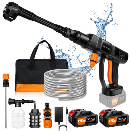 Brushless 21V Electric High Pressure Washer Cordless Efficient Car Garden