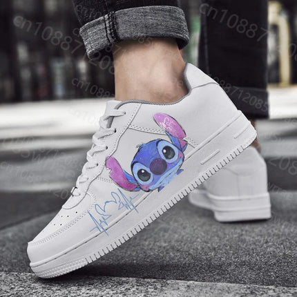 Stitch Shoes Men Women Design personality Casual Shoes Male Platform