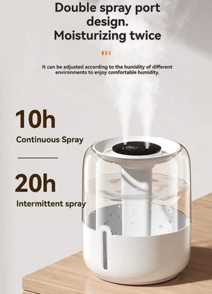 Xiaomi MIJIA 6.8L Large Capacity Humidifier USB Dual Mist For Home Dormitory Office Bedroom Desktop Night Light