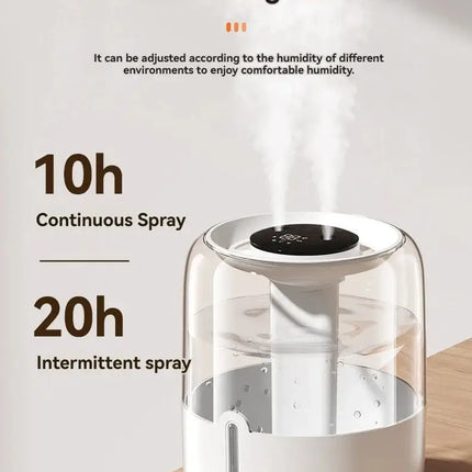 Xiaomi MIJIA 6.8L Large Capacity Humidifier USB Dual Mist For Home Dormitory Office Bedroom Desktop Night Light