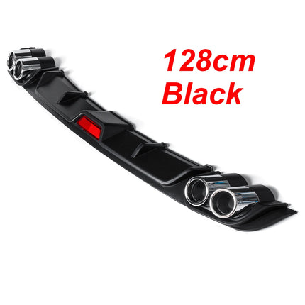 Universal 118cm/128cm Rear Diffuser Bumper Lip Spoiler Car Rear Spoiler Diffuser For VW Golf For BMW for Mercedes Benz