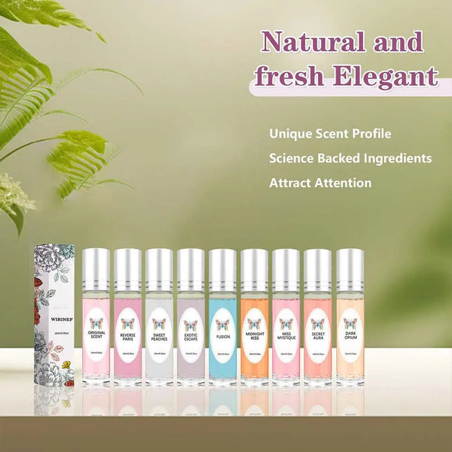 Pheromone Perfume Collection For Women, Roll On Pheromone Perfume Floral Natural Perfume Spray Long Lasting Love Dating Perfume