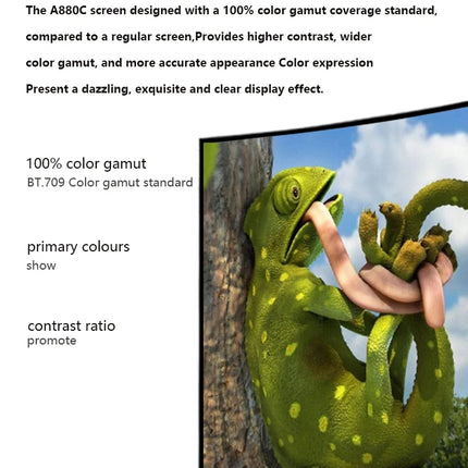 Curved Screen 50 Inch Smart Android LED TV Ultra HD 4K Smart Television