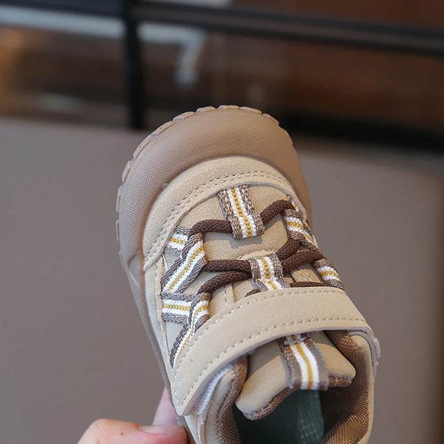 Autumn Sport Shoes For Children PU Leather Ergonomics Baby Boy's Girl's